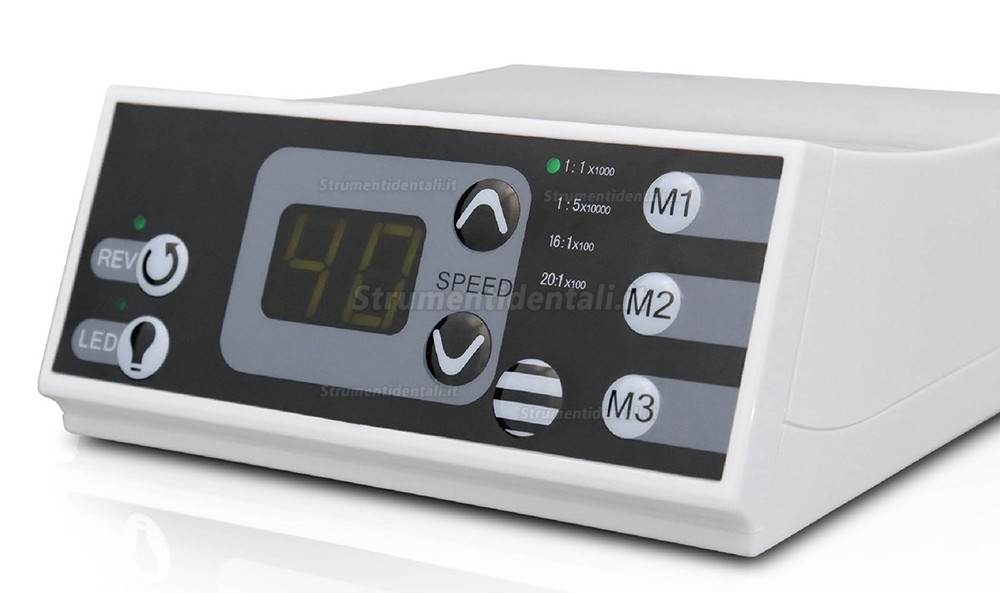 Micromotore elettrico portatile dentale WJ W90 tipo E con luce LED